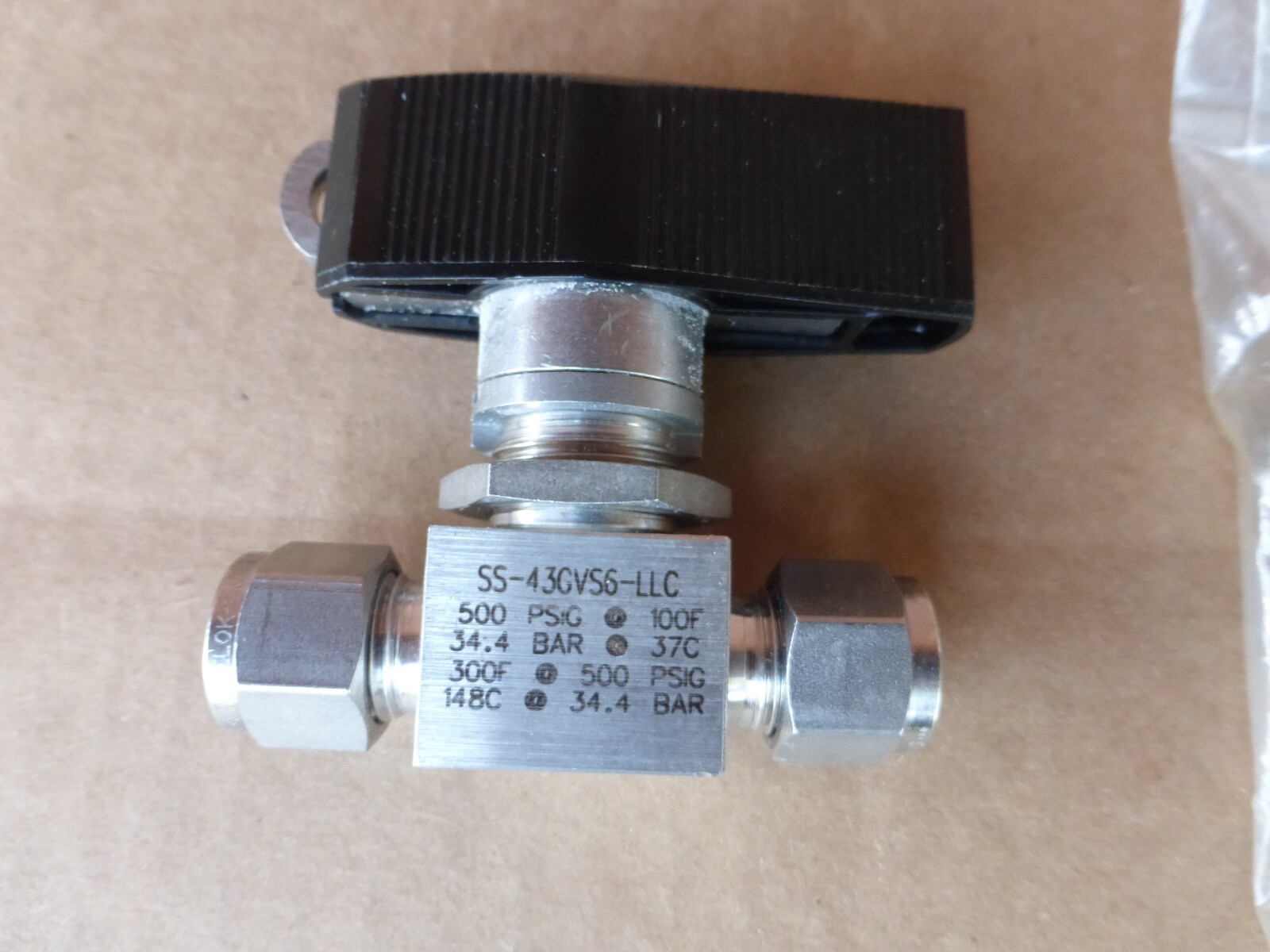 Whitey Swagelock SS43GVS6LLC Ball Valve Lot of 2 eBay