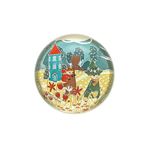 Moomin Glass Paperweight The story of Moominvalley - Picture 1 of 6