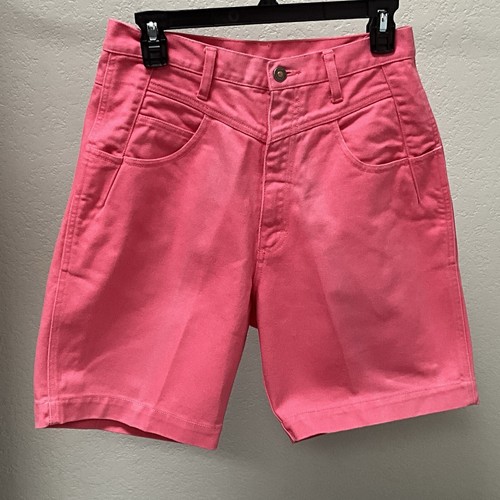 Vintage Wrangler SilverLake Women’s High Rise Pink Denim Jean Shorts Size 11/12 - 第 1/12 張圖片