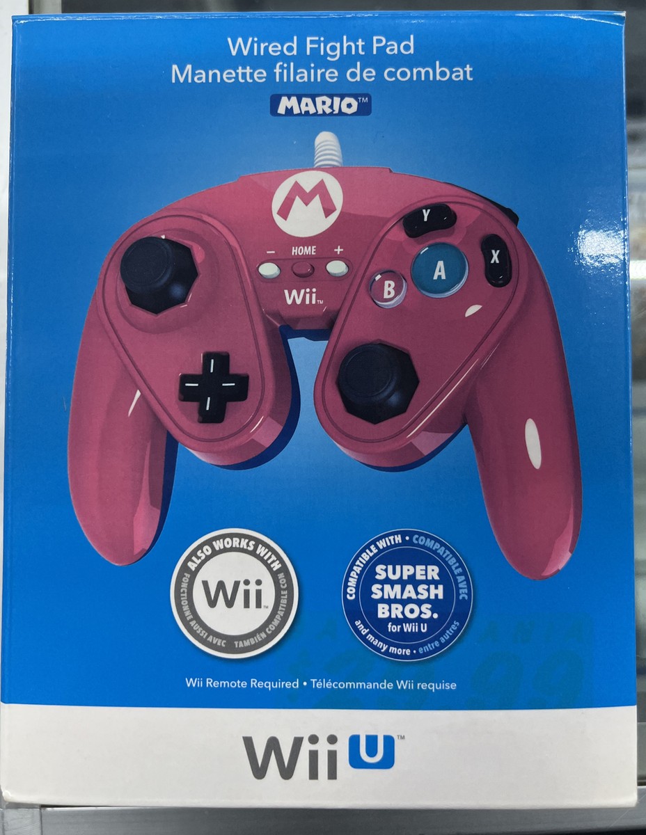 Pdp Wired Fight Pad For Wii U Peach Game Wii U Tablet PDP Wired