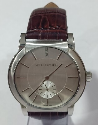 WITTNAUER MEN'S GRAY DIAL SAPPHIRE CRYSTAL WATCH Prototype Sample JM-50