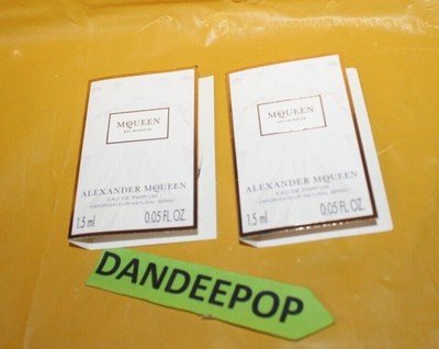 2 Pc Alexander MQueen Eau Blanche EDP Sample Perfume Fragrance Spray