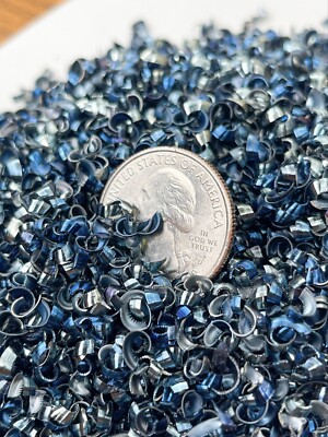 Blue 4140 Steel Alloy Shavings - Orgonite Supplies - By The Pound