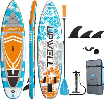 10 6 x 32 x 6  Inflatable Stand Up Paddle Board with SUP Accessories