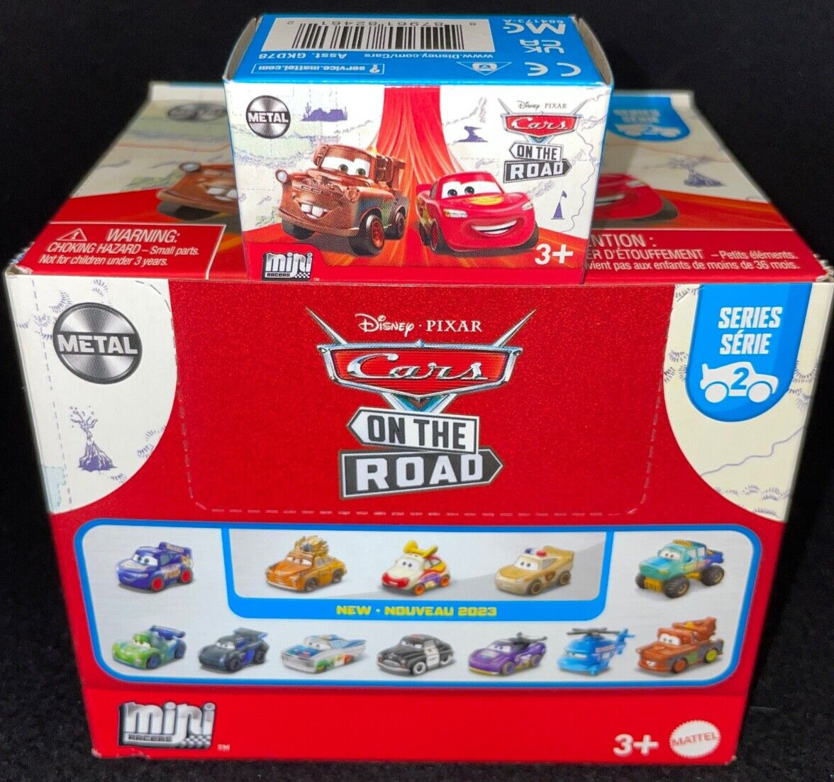 DISNEY PIXAR Cars Mini Racers On The Road SERIES 2 COMPLETE SET LOT OF 12 NEW
