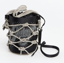 Juicy Couture Black Diamante Knot Bucket Bag Save £75!!! (rrp £225)