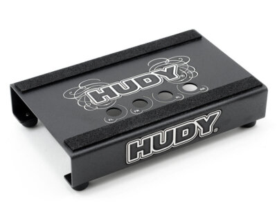 HUDY Alu Car Stand RC Car Ständer 1/10 Glattbahn schwarz HUD108150 