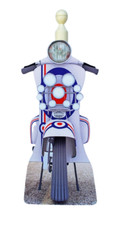 Mod Scooter Kitchen Roll Holder -Scooter Gifts Vespa Gift Lambretta Gift MS14KRH