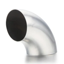 3" Diameter Elbow Exhaust Pipe Stainless Steel 3" Tight Radius Mandrel Bend 90°