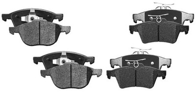 MAGMA Ceramic Front Rear Set Brake Pads For 2004-2011 Volvo S40 2.5L L5 KXLD68