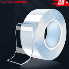 Nano Magic Tape Double Sided Traceless Washable Adhesive Invisible Gel 1M/3M/5M