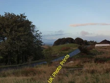 Photo 6x4 Dunlop to Neilston road Gabroc Hill The bits of wind turbine se c2016