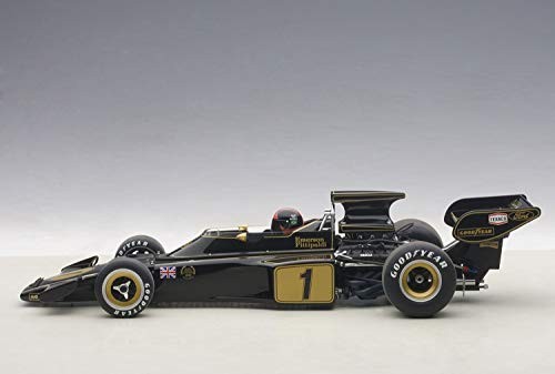 AUTOart 1/18 Lotus 72E 1973 1 Model Car w/Emerson Fittipaldi Figure Race Car - Picture 10 of 10