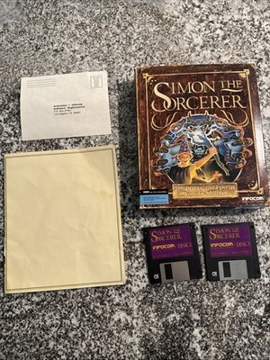 Simon The Sorcerer (IBM PC, Infocom/Activision 3.5'' Discs, 1993) Missing Disk 2