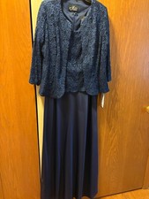 Mother of the Bride/Groom long dress brand new, never worn long dress navy blue