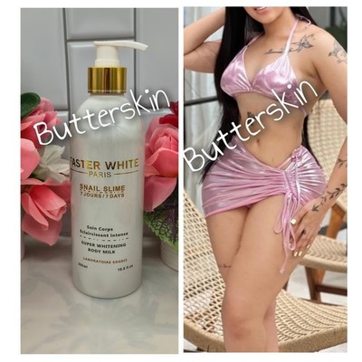 FASTER WHITE SNAIL [SLIME] Super Whitening Body Lotion 500ml X 1 Bottle  