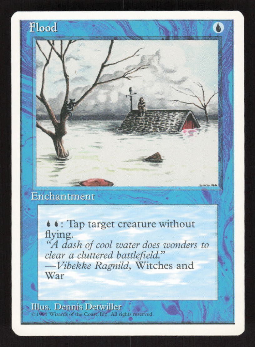 1995 Flood Fourth Edition MTG