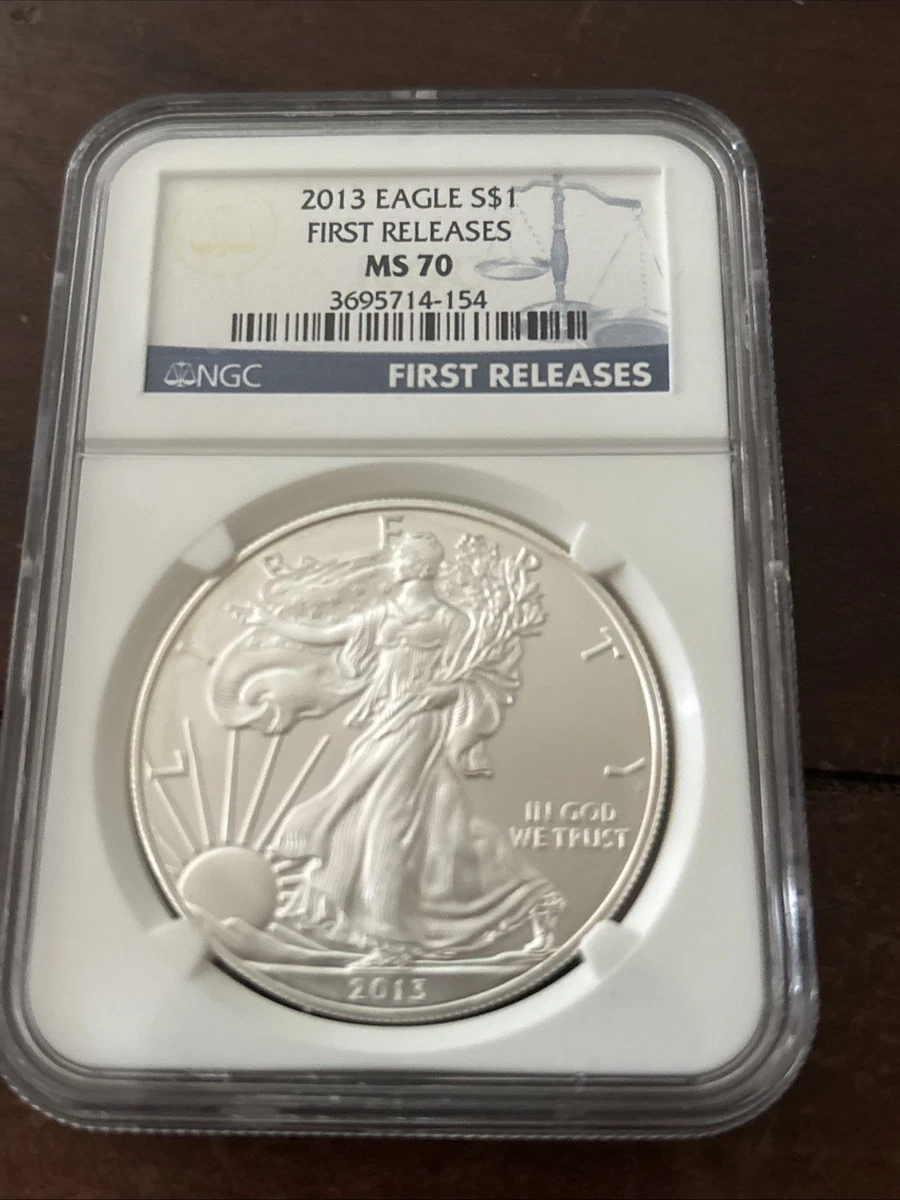 American Eagle MS 70 Graded 2013 Silver Bullion Coins for sale | eBay