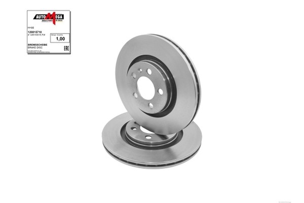 2X Bremsscheibe Automega 120015710 FüR 1J1 Bora 1J5 Vw Golf 1J2 1 4 Variant 1J6-image