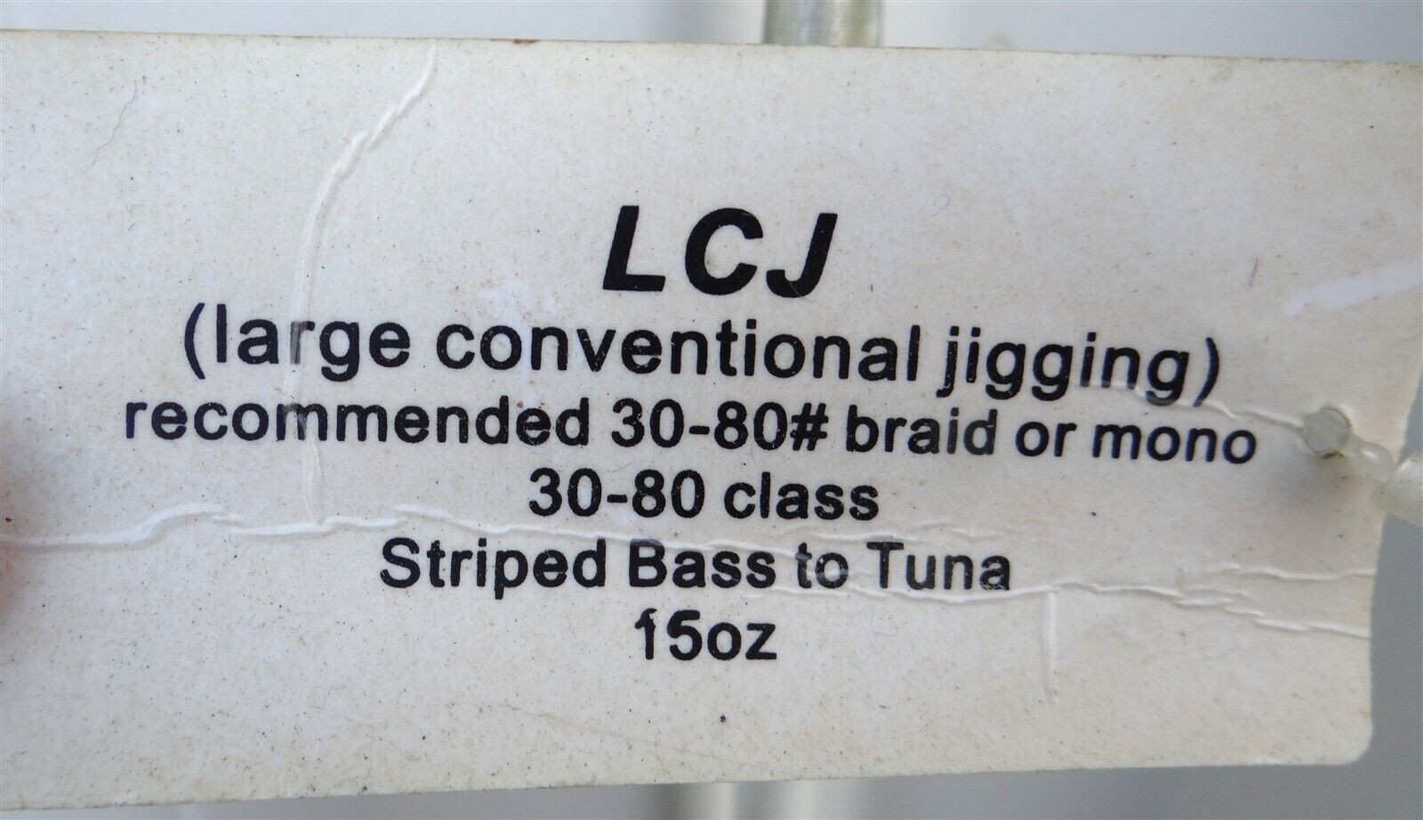 Seigler Raise'em Rods LCJ Large Conventional Jigging 5'6" 2-Pc Carbon Fiber Rod