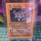 WotC Machamp 8/102 Base Set 1st Edition Holo Rare Deck Exclusive  Pokémon