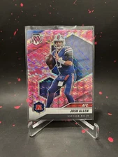 2021 Panini Mosaic - Variations AFC Josh Allen #227 Camo Pink Mosaic Prizm