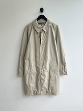 Vintage Aquascutum Beige Trench Coat Jacket Size M L Mens