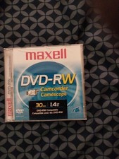 Maxwell DVD RW Rewritable Single Sided Data Video