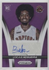 2014-15 Panini Prizm Rookie Auto Purple Prizm 36/99 Lucas Nogueira #40 Auto 9oy