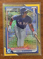 2024 Bowman Chrome Prospects Pablo Guerrero GOLD MOJO REFRACTOR 1ST #BCP-212 /50