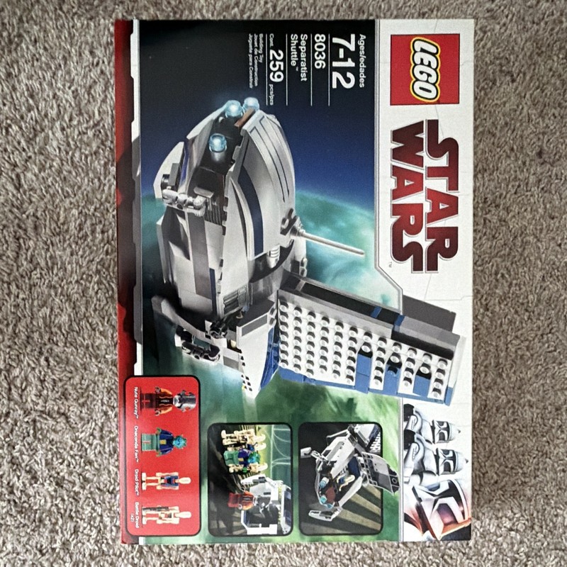 LEGO Star Wars Clone Wars 8036 Separatist Shuttle 259pc Boxed Set