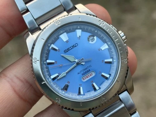 Seiko 7S36 01P0 100m 38mm Automatic Vintage Men’s Watch Rare