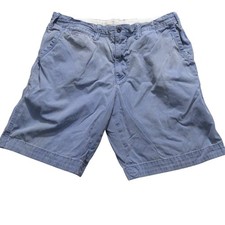 Polo Ralph Lauren Mens Chino Shorts 36 Light Blue Stretch 100 Cotton