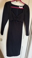 ELLIATT Scarlette Cutout Midi-Dress Navy Blue Size: XS