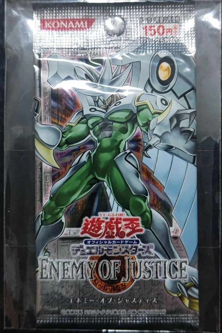 Yu-Gi-Oh! TCG Enemy of Justice Sealed Collectible Card Game Packs