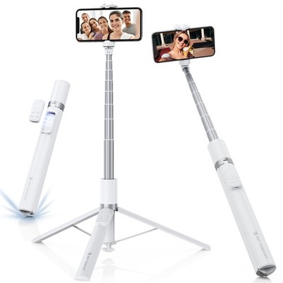 K&F Concept 68.9'' Handy Stativ Ständer & Selfie Stick, Handyhalter mit Remote