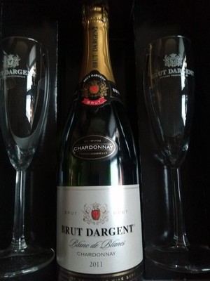 BRUT DARGENT CHARDONNAY 2011 Set Sekt 0,75l Geschenkset