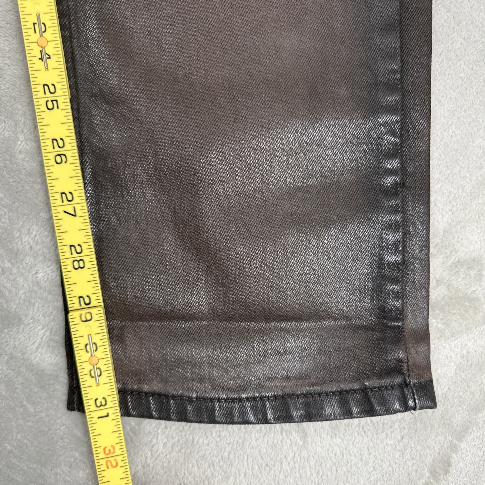 Levi's 511 Slim Jeans Men's Size 33x32 Brown Coated Demin Stretch thumbnail 7