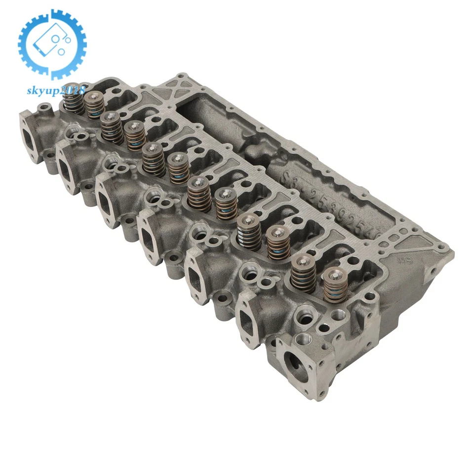 For Ram 2500 3500 94-98 5.9L 12V DSL 6B 6BT 6BTA Cylinder Head W/Valves W/Spring - Image 3 of 4