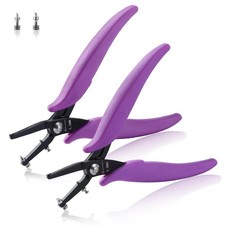 2pcs Metal Hole Punch Pliers Set 1.5mm and 1.8mm Diameter Round Hole Punch Pl...