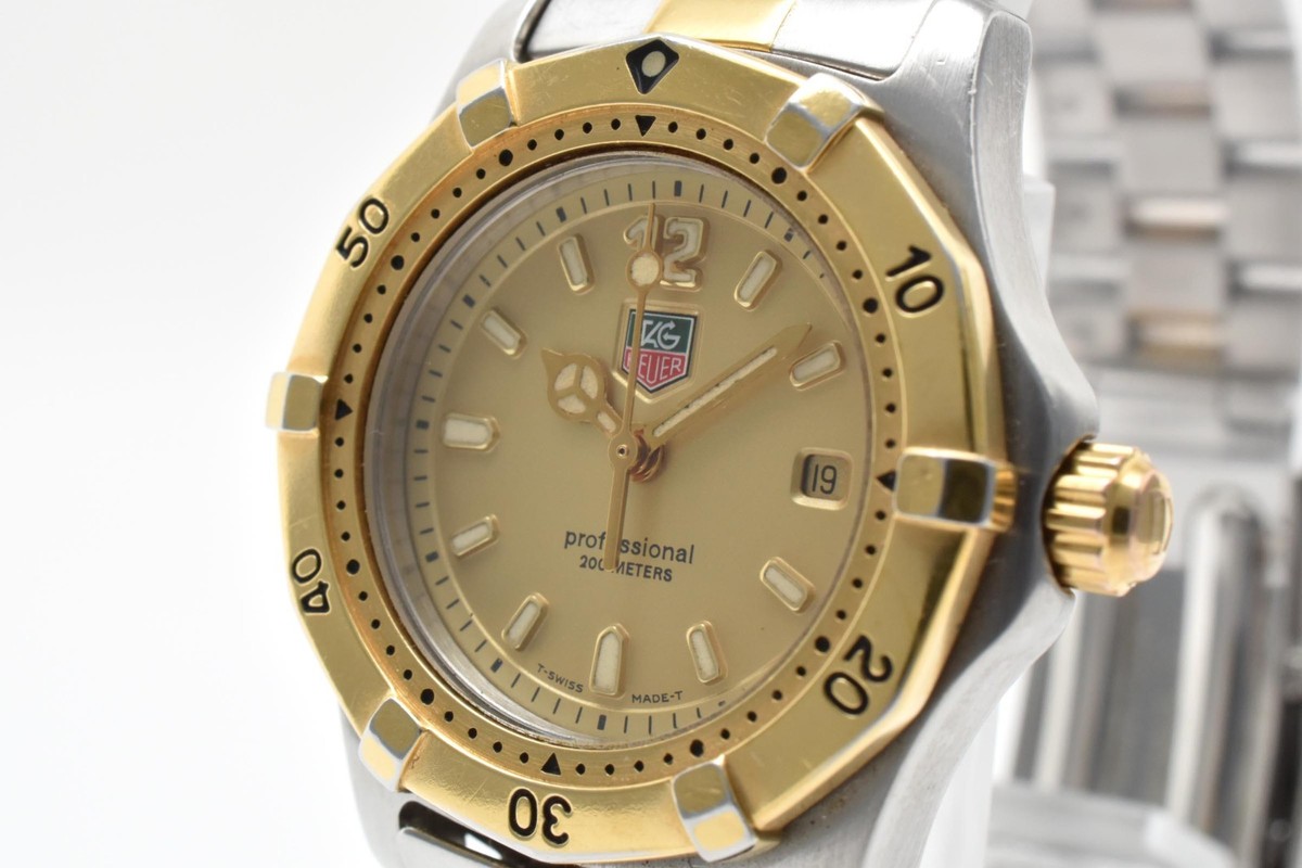タグホイヤー TAG HEUER WK1321 プロフェッショナル200ｍ TAG Heuer Professional Gold Women's Watch - WK1321 for sale online