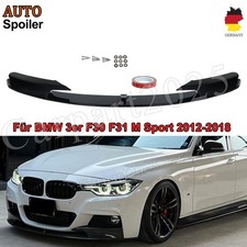 Passt für 3er BMW F30 F31 M-Paket 11-19 Frontspoiler Spoilerlippe Schwarz Glänz
