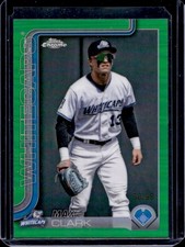 2025 Topps Pro Debut Max Clark Chrome Green Refractor #/99