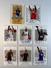 2012 Leaf Basketball Signature Series Auto 8 Card Lot 