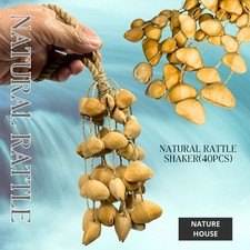   Import Duties Apply  Natural Shell Hand Rattle Handmade Shaker Percussion Shaker