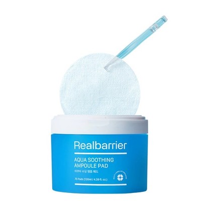 Real Barrier Aqua Soothing 70 Stück - feuchtigkeitsspendende Gesichtspads