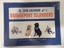 2026 Bridgeport Islanders Wall Calendar AHL Hockey Sound Tigers DEFUNCT Sealed