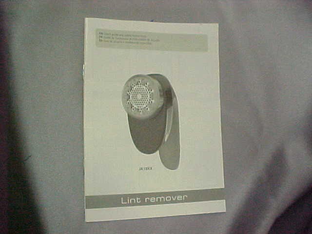 Rowenta JA1011 Portable Lint Remover Shaver w/Adjustable Shave Height BLUE w/bro