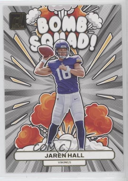 2023 Panini Donruss Bomb Squad Jaren Hall #BS-9 Rookie RC 14ql
