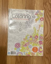 Adult Coloring Book New Mind Body Zen Meditative Art Therapy